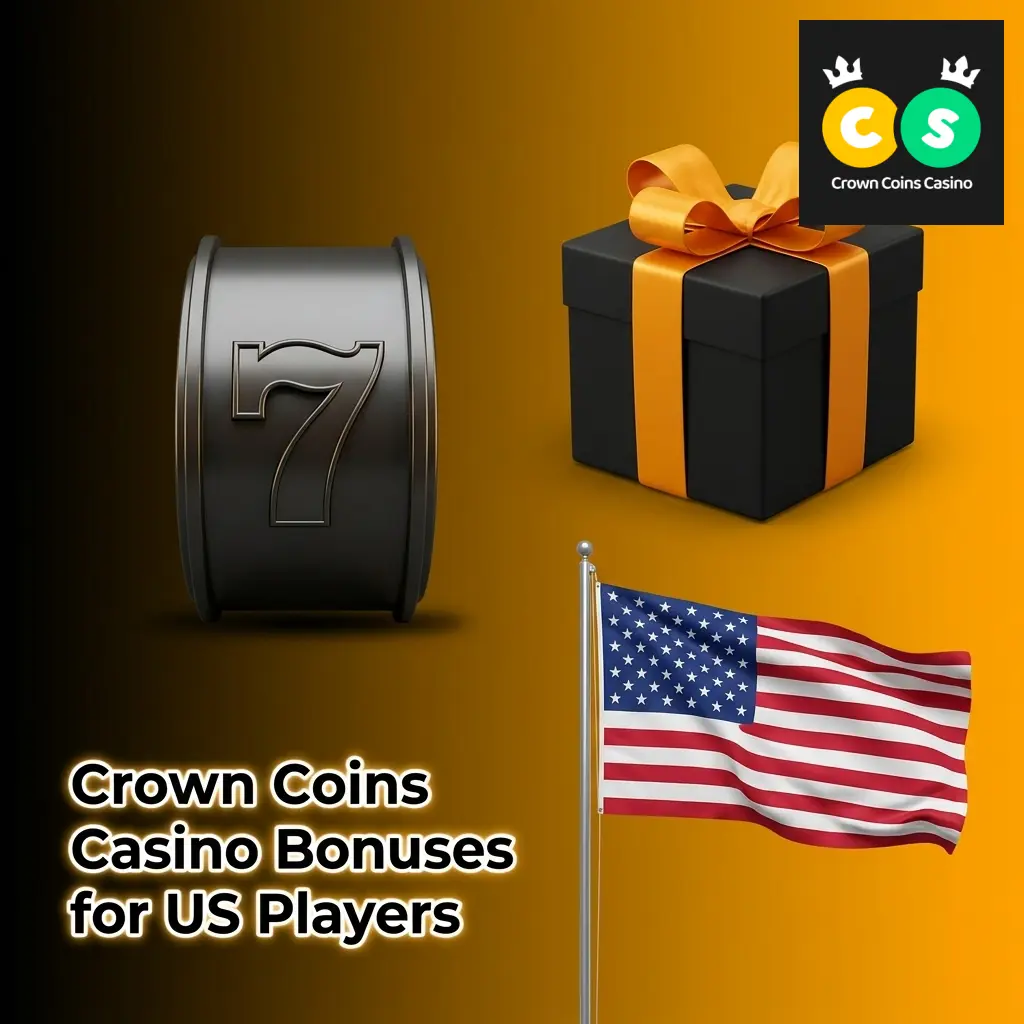 Crown Coins Casino welcome bonus for US players offering 100000 Crown Coins and 2 free Sweeps Coins no deposit