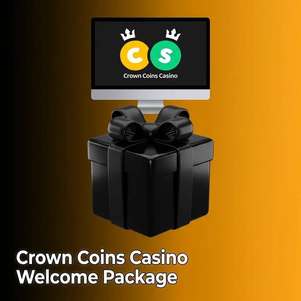 Crown Coins Casino welcome package offering 100000 Crown Coins and 2 Sweeps Coins free at registration