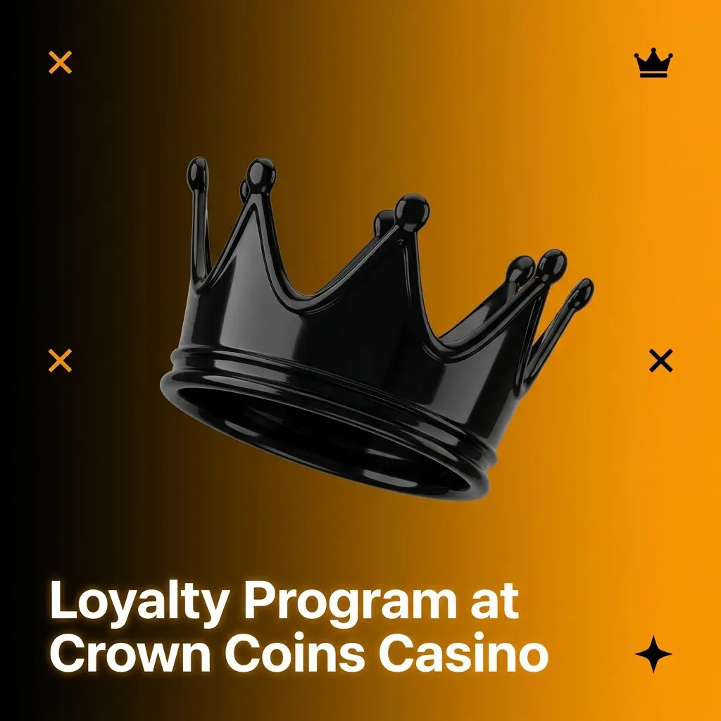 Crown Coins Casino tiered loyalty program showing player rewards from entry level to VIP status with exclusive benefits